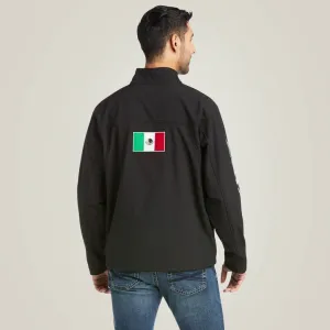 Ariat Men's Black New Team Softshell MEXICO Jacket Cold Season
