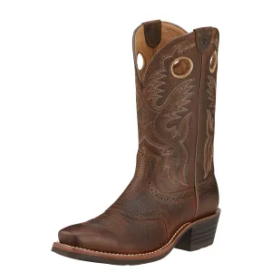 Ariat Men's Heritage Roughstock Western Boot MoistureWicking
