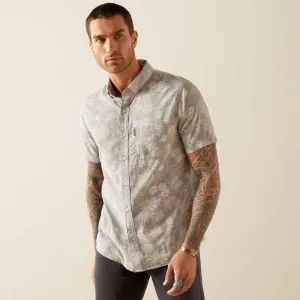 Timeless Top Ariat Men's S/S Morris Modern Fit Western Button Down Shirt in Grey