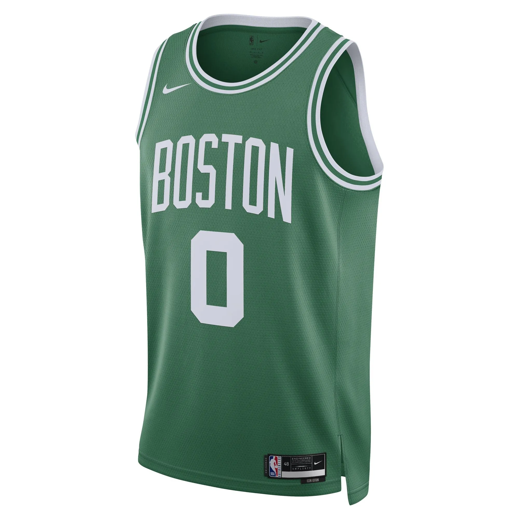 Jayson Tatum Boston Celtics Icon Edition 22/23 Nike NBA Swingman Jersey Circular Knit Body Mapping