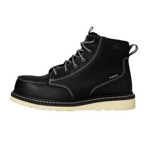 Avenger Work Boots Wedge CT Black  A7508 Men's Italian Line Mono Shade