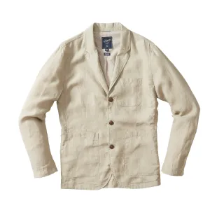 Tear Resistant MultiLayerSystem Aventura Washed Linen Blazer - Safari