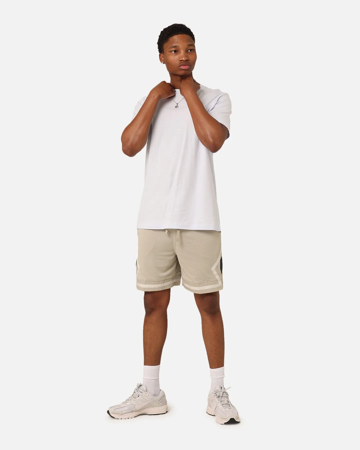 Jordan X Paris Saint-Germain Mesh Diamond Shorts Stone/Magma Orange Casual Design