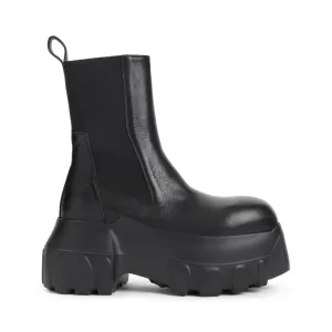 Consistent Routine Beatle Mega Tractor Black Calf Leather Boots