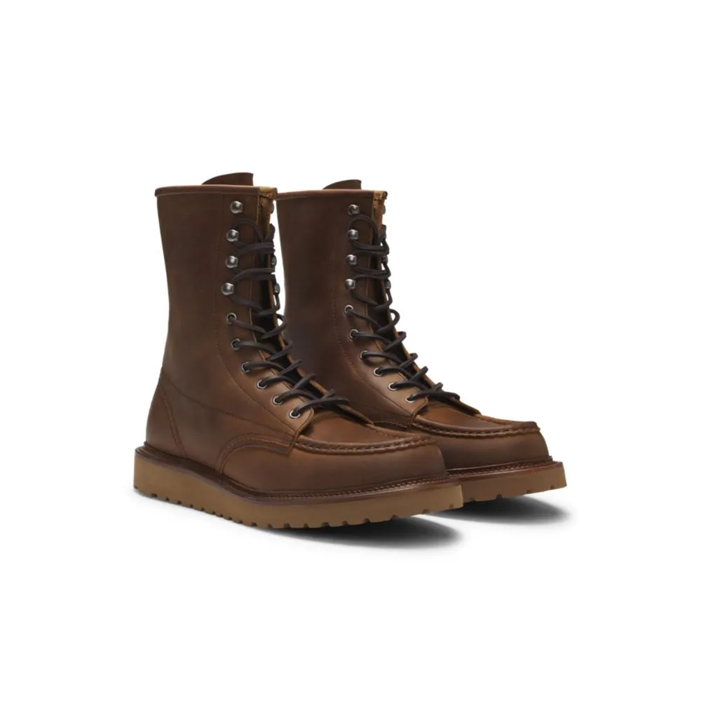 French Edge BECKHAM x  half boots in leather