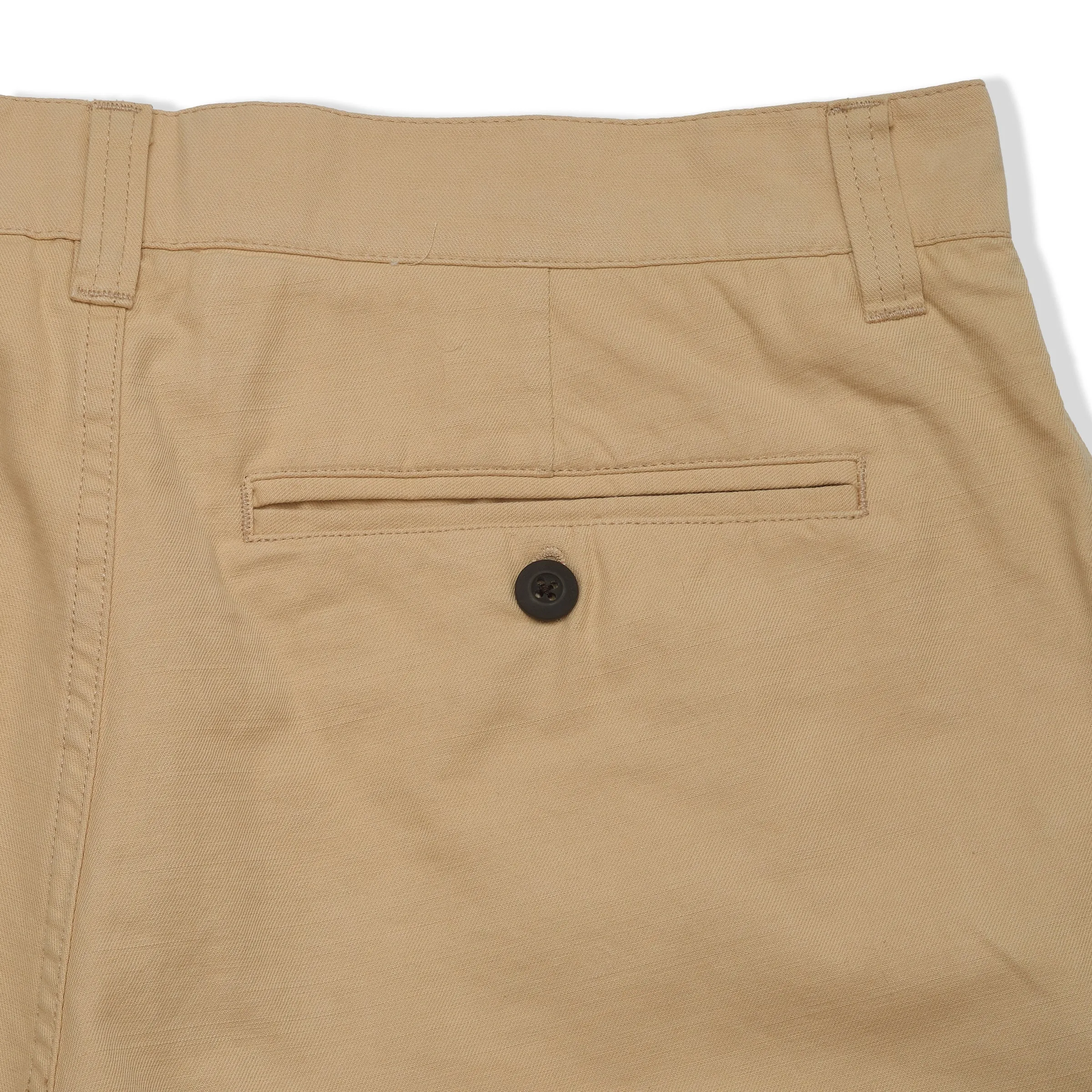 Bimini Cotton Linen Blend Shorts 8" - Khaki Bright Hues Layer Ready
