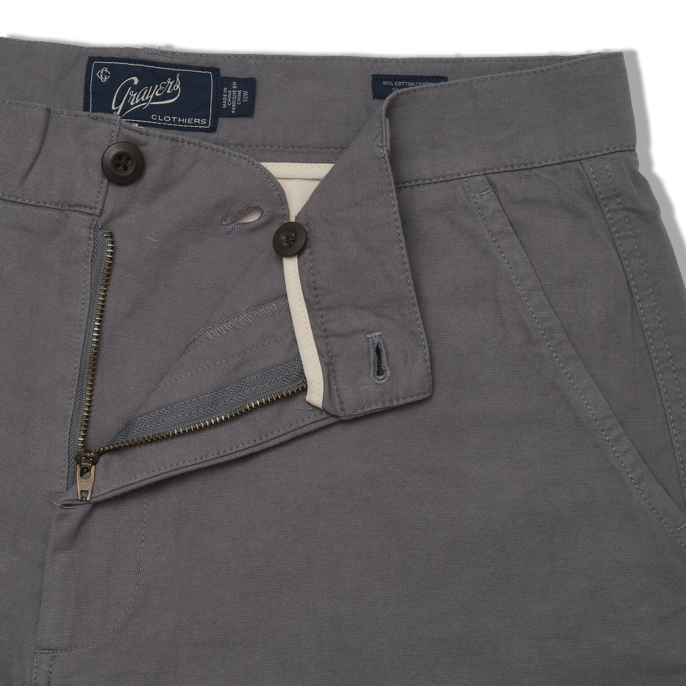 rooftop party look Bimini Linen Blend Shorts 8" - Grisaille Blue