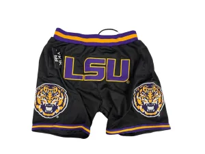 Minimalist Style dancewear BLack LSU BASKETBALL SHORTS