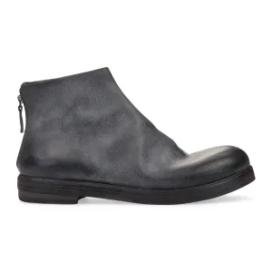 BLACK NERO ZUCCA ZEPPA ANKLE BOOTS Basic Line Narrow Fit