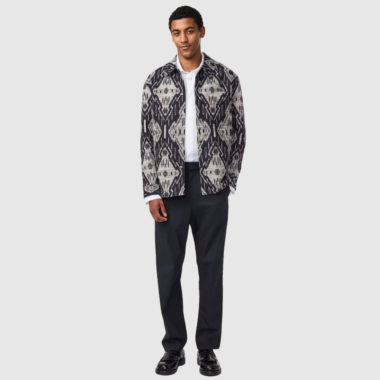 Blaze 5190 Jacquard Overshirt (Bering Sea) Flexible Cuffs AbrasionResistantEdging