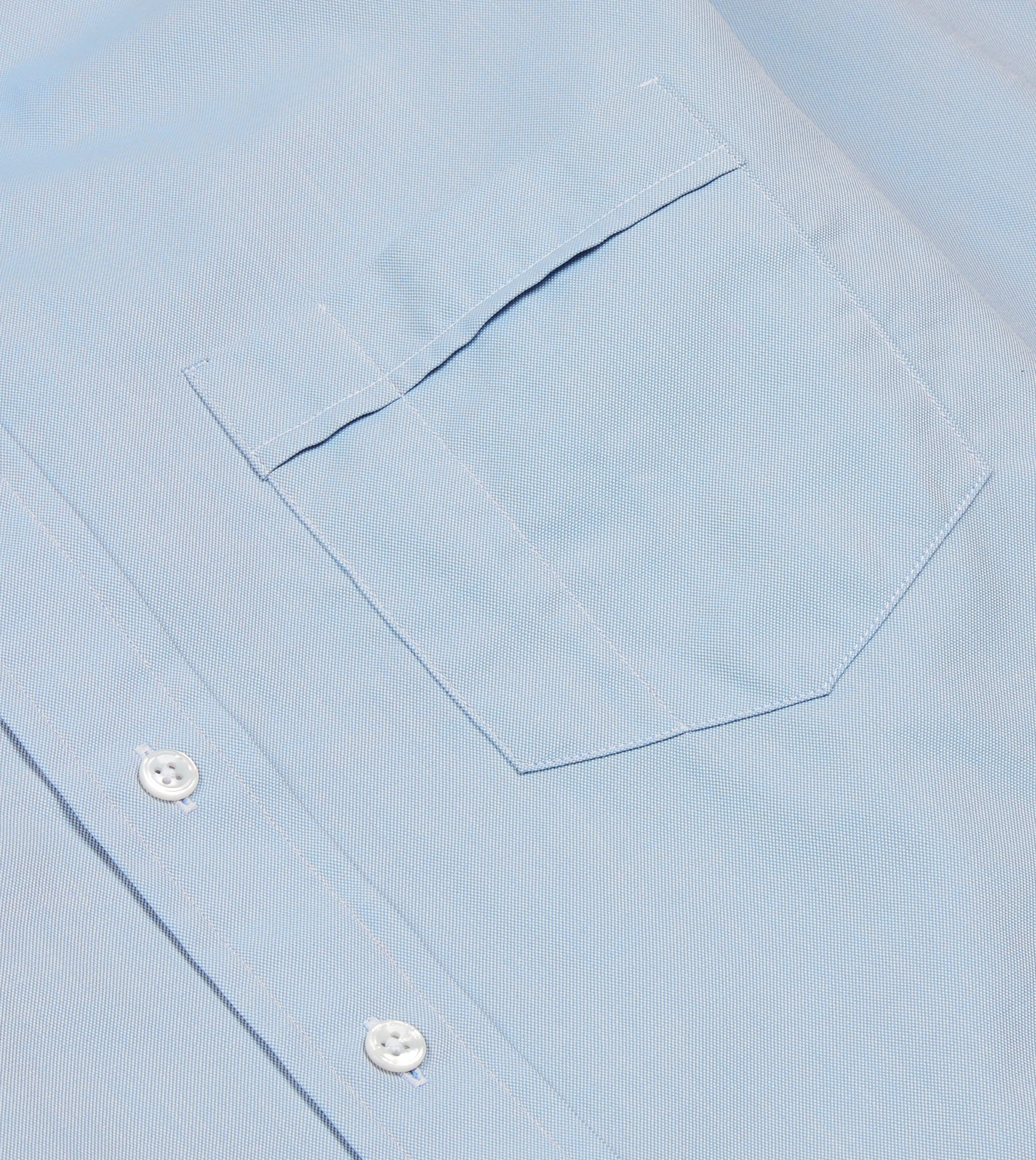 Blue Pinpoint Oxford Cotton Cloth Button-Down Shirt Bold Statement Sleek Design