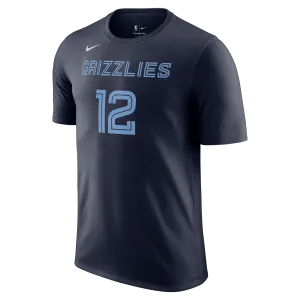 Ja Morant Memphis Grizzlies Nike Icon Name and Number Tee Fitness Mode