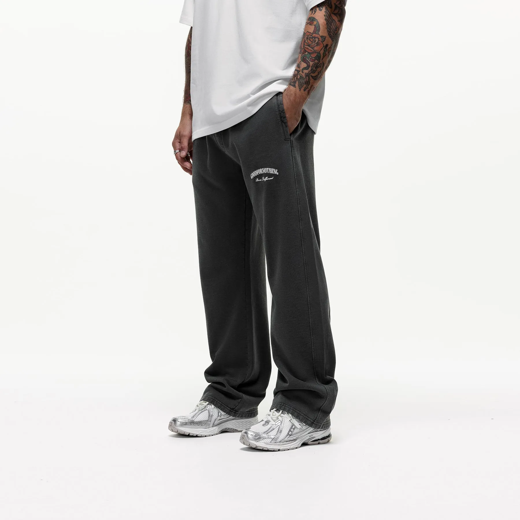 Comfort Cushioning Sporty Cut Born Different Washed Sweatpants