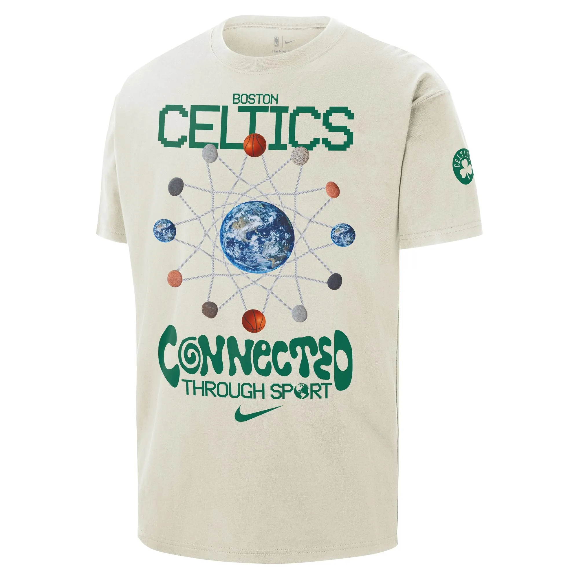 Active Hours Boston Celtics Courtside Men's Nike NBA Max90 T-Shirt
