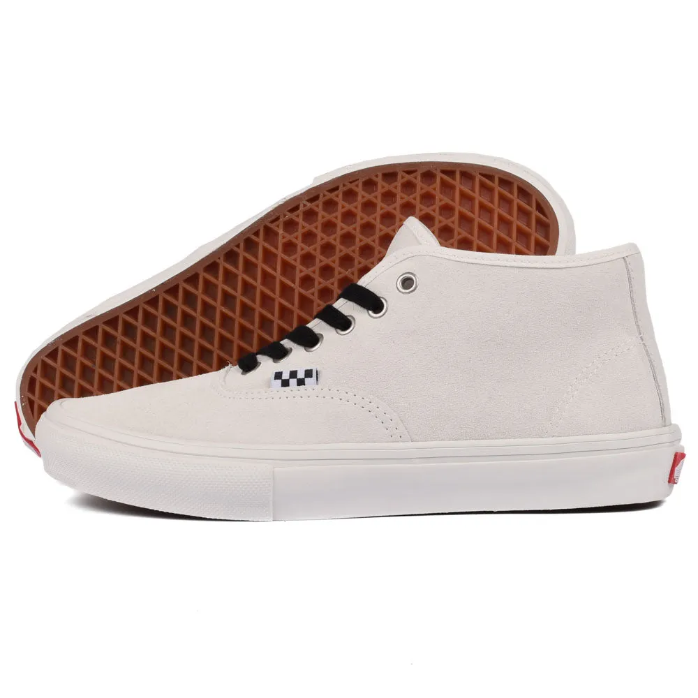 Vans - Skate Authentic Mid (Blanc De Blanc) Look Walk