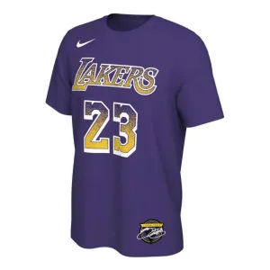 LeBron James LeBron James Los Angeles Lakers Select Series Men's Nike NBA T-Shirt Anti Pilling Finish Light Grip