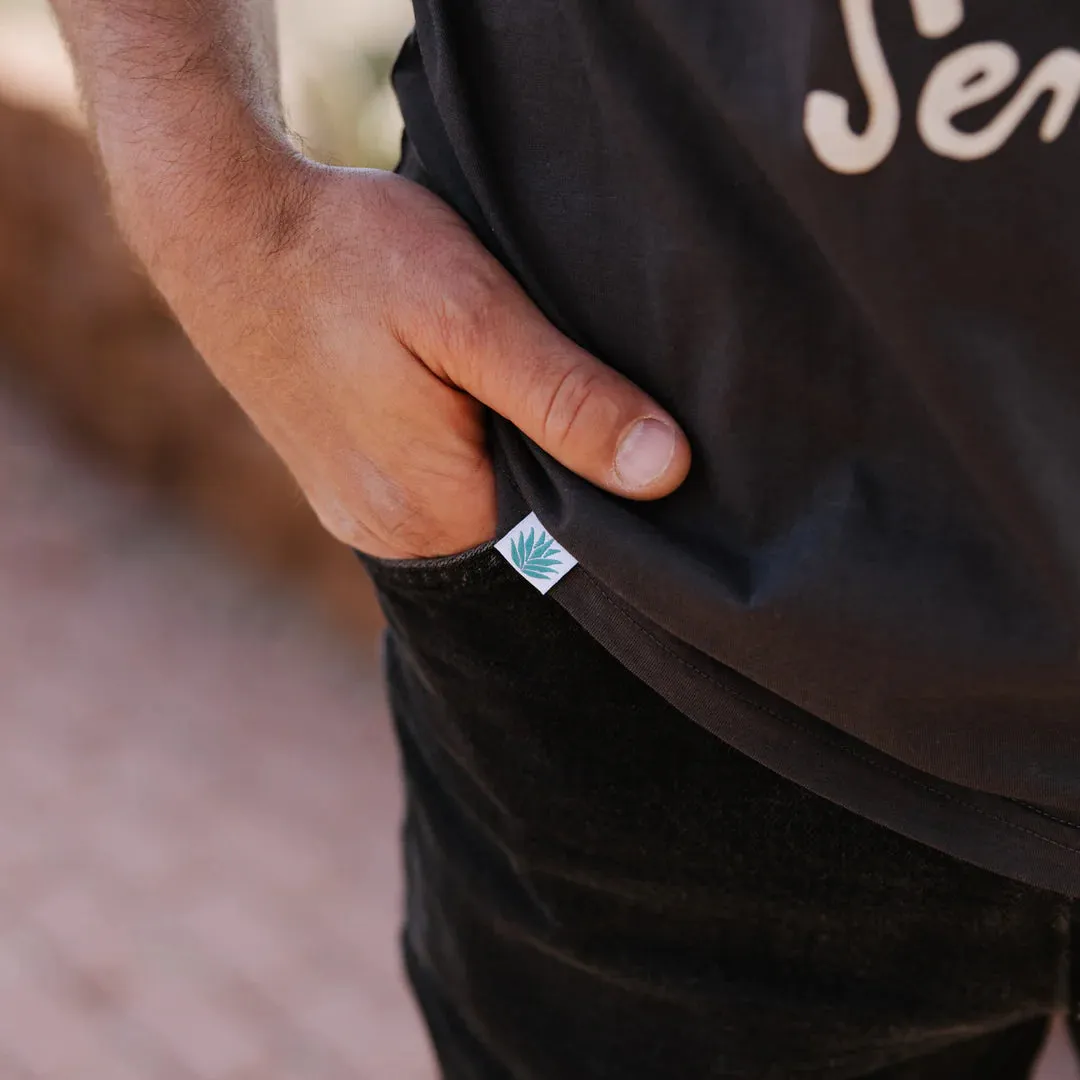 Sendero Provisions Co. Men's Velociwrangler Graphic T-Shirt in Black Unique Design