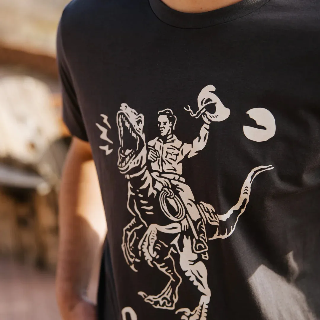 Sendero Provisions Co. Men's Velociwrangler Graphic T-Shirt in Black Quick Layer