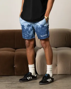 Mood Wear Carre Victory Basketball Shorts Light Blue