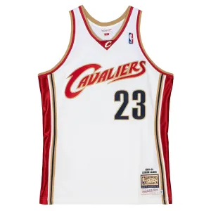 NBA AUTHENTIC JERSEY CAVALIERS 2003 LEBRON JAMES Ultra Flex Ribbed Trim