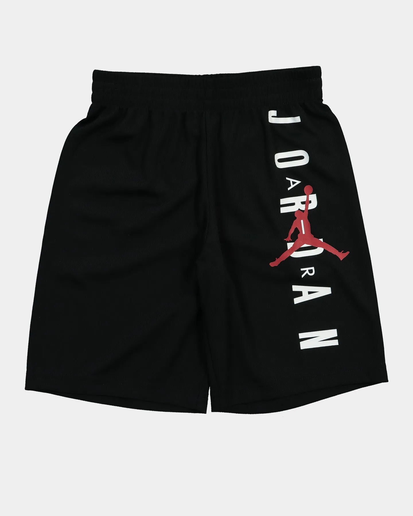 Jordan Kids' Vertical Mesh Shorts Black Comfort Fit