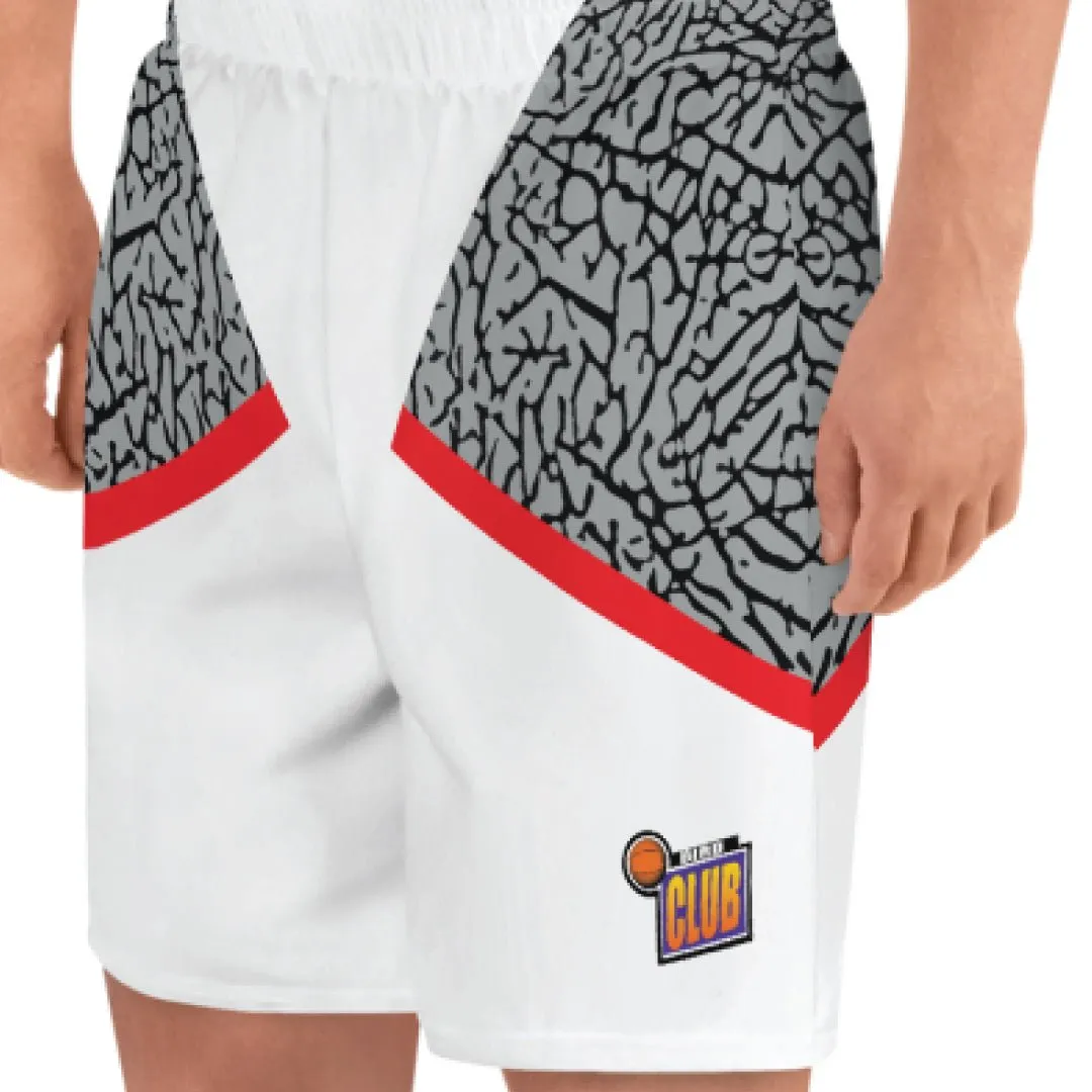 Retro 3 White Cement Reimagined Shorts belt