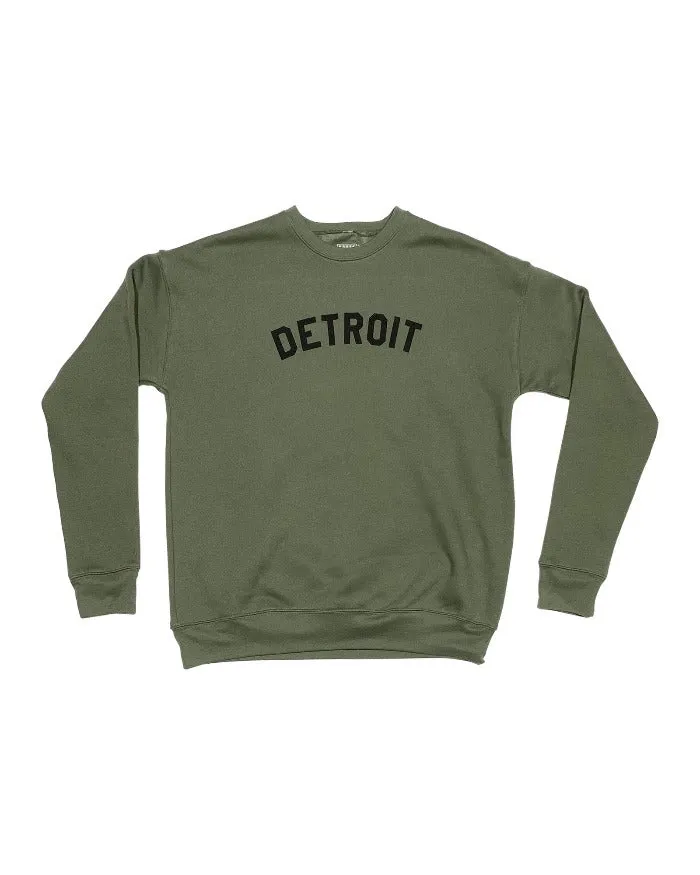 Breathable wear bag accents Ink Detroit - Classic Crewneck Sweatshirt - Available in 6 Colors