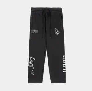 Active Flex Prayer Joggers Mens Sweatpants (Washed Black)