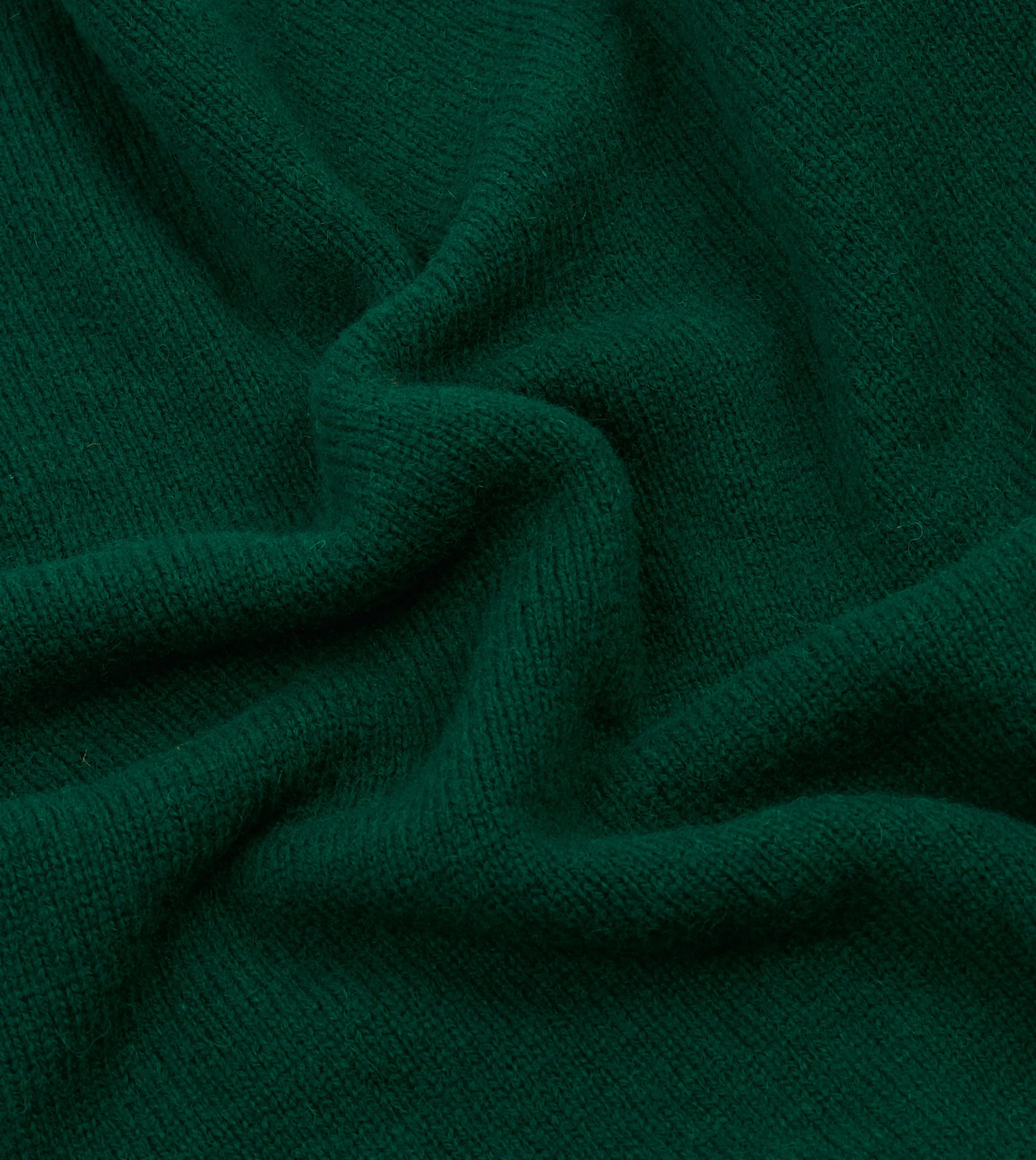 Soft Ribbed Texture Polished Feel Brown Multi Colourblock Brushed Shetland Crew Neck Jumper