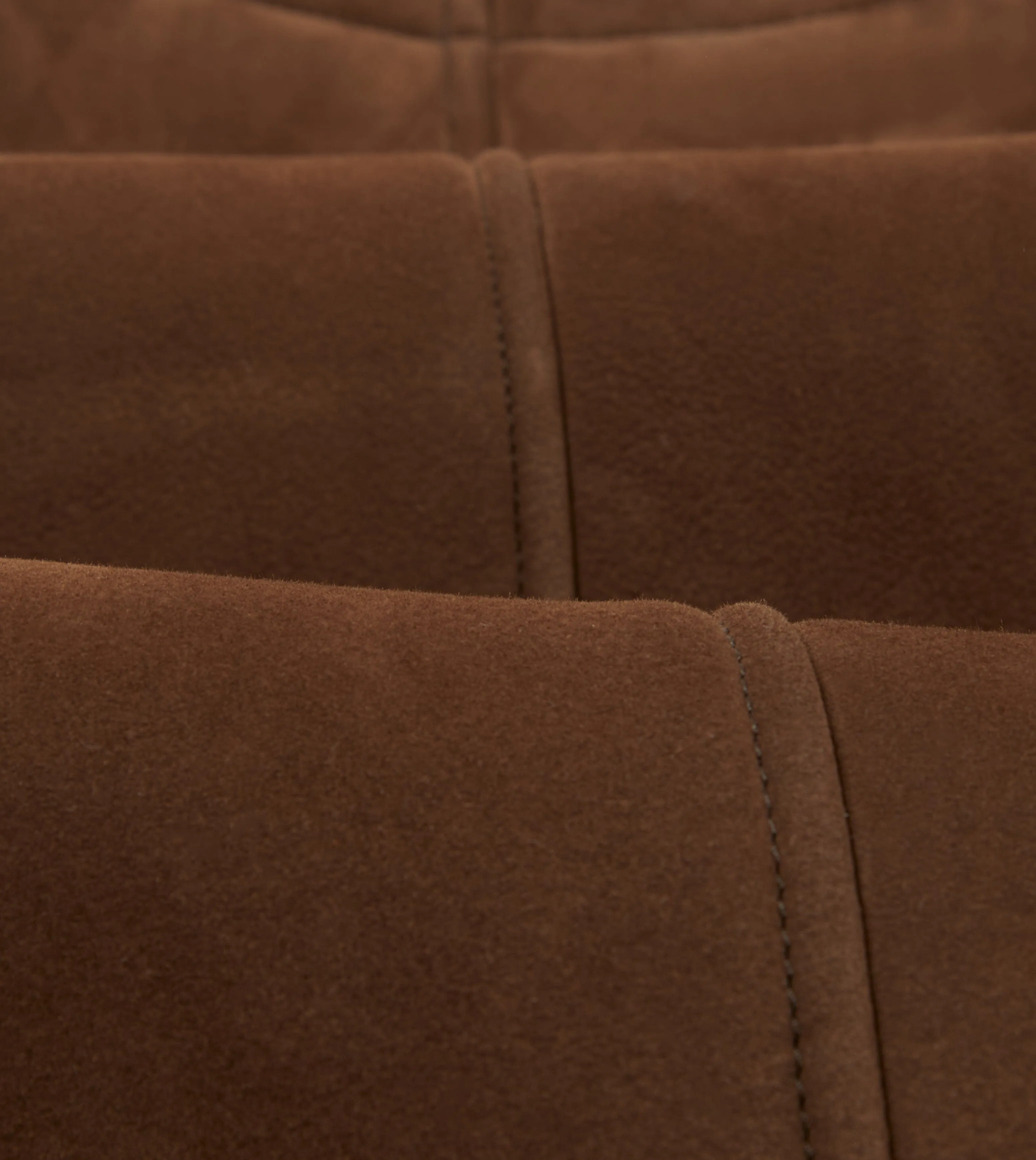 Brown Suede Shearling Vest Timeless Piece Reinforced Seam Durability