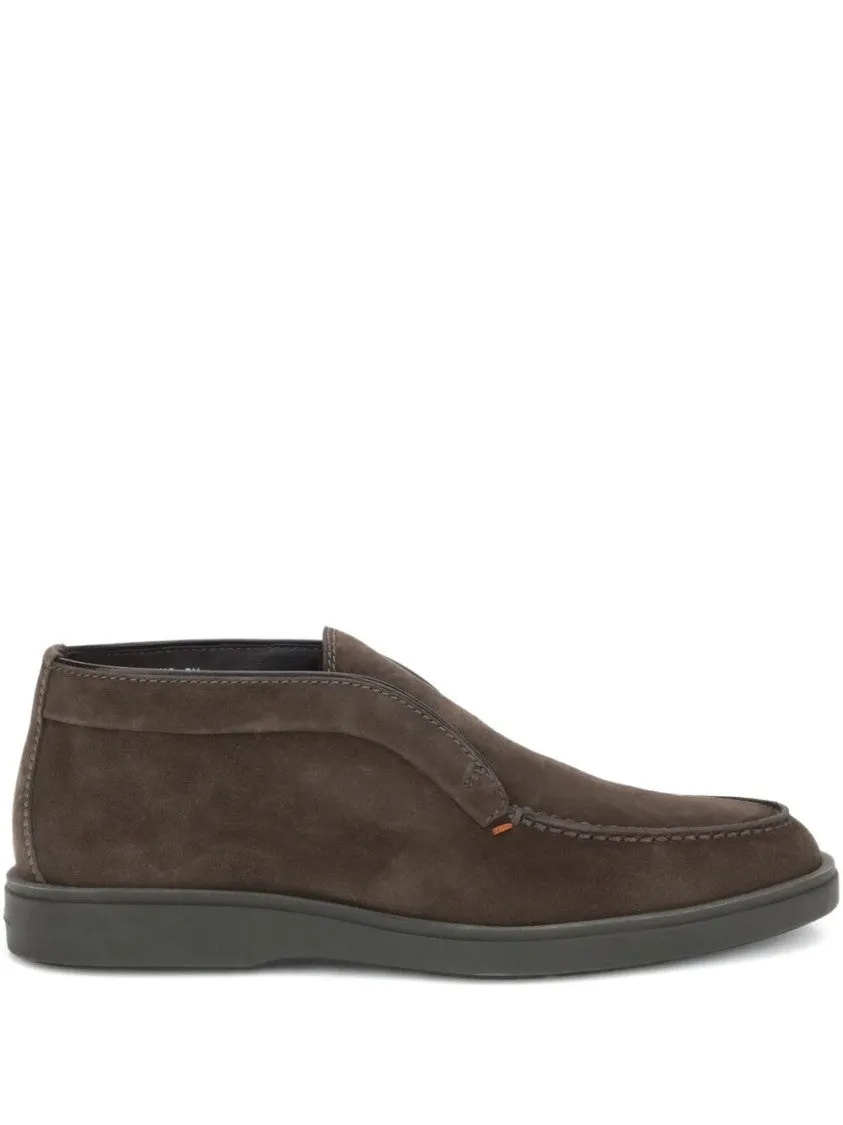Daily Activity Travel Pair Brown Suede Slip-On Desert Boot