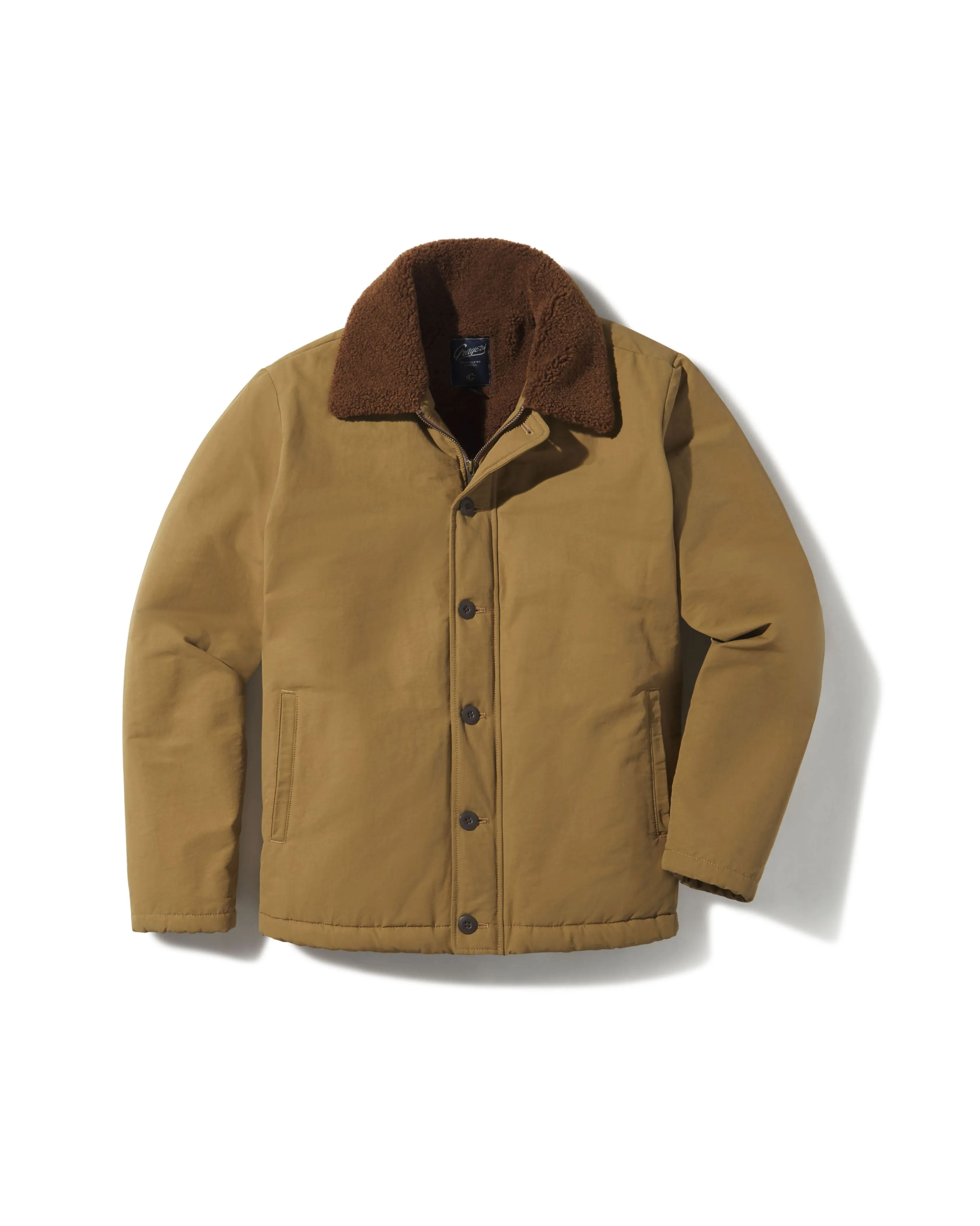 Durable AbrasionResistant Panels Seven Seas Deck Jacket - Butternut