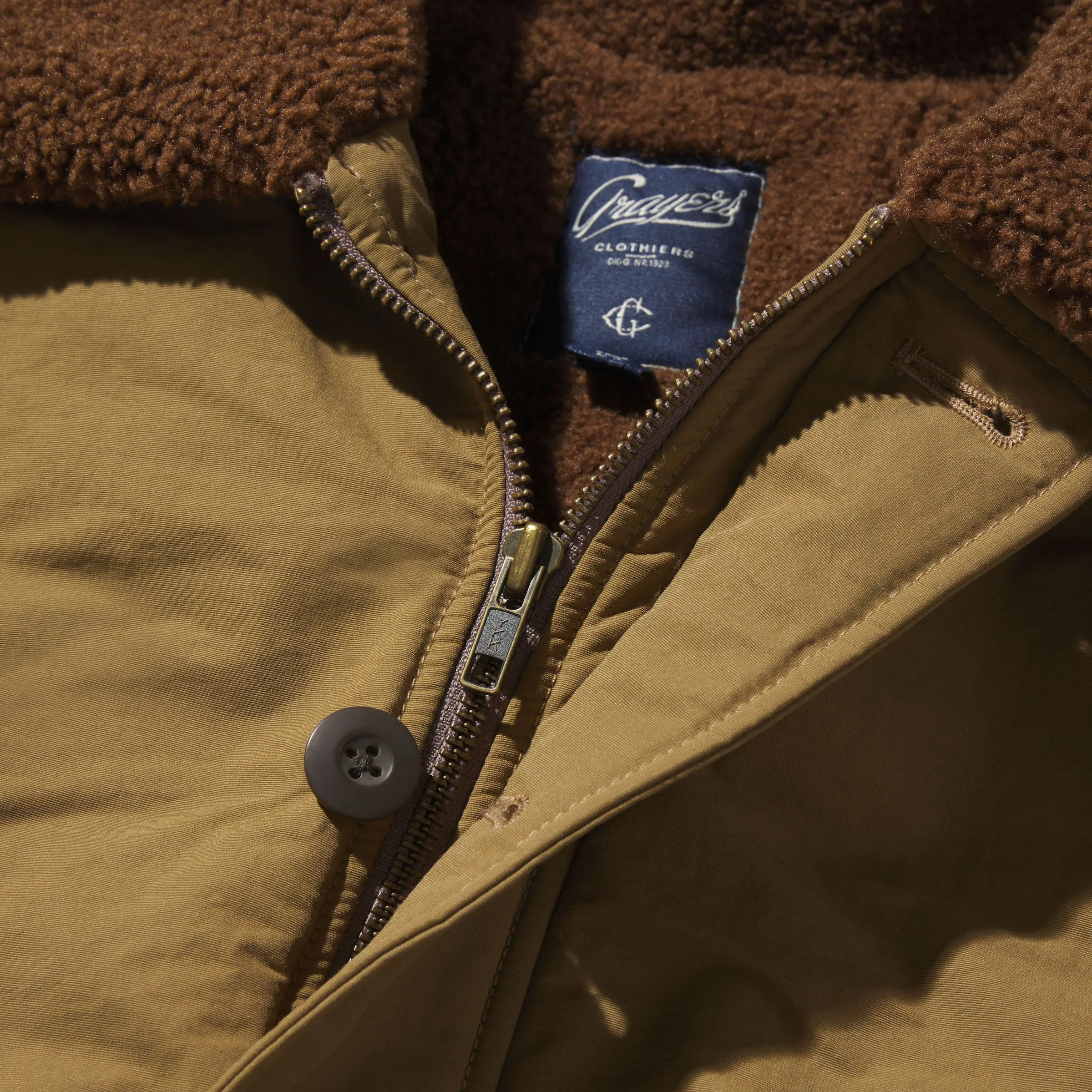 Seven Seas Deck Jacket - Butternut Cheap Nice Pocket Details