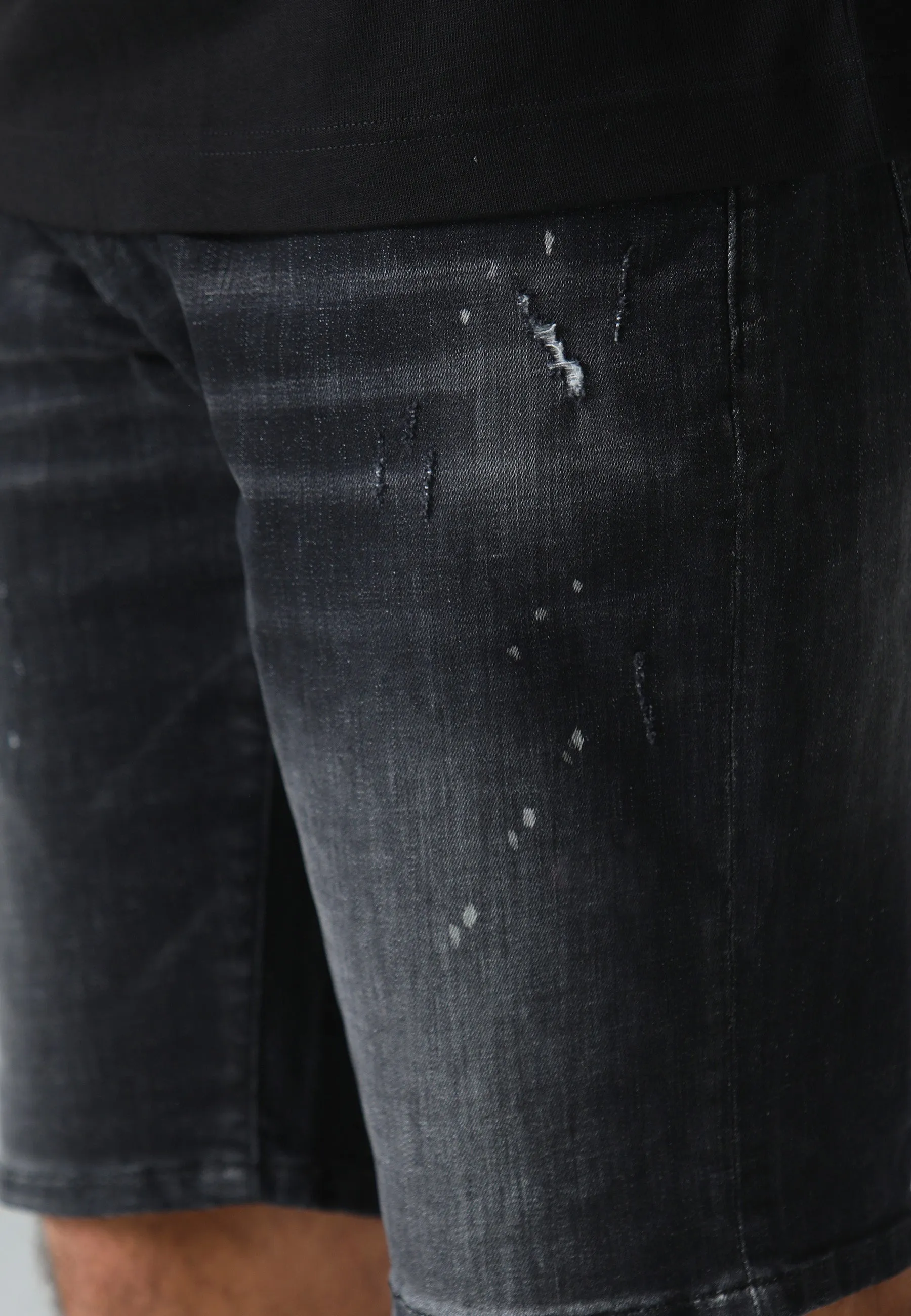 QuickReleaseBuckle Byley 786 Denim Shorts