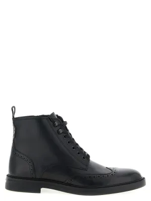 'Calev_Halb' Combat Boots Simple Outline