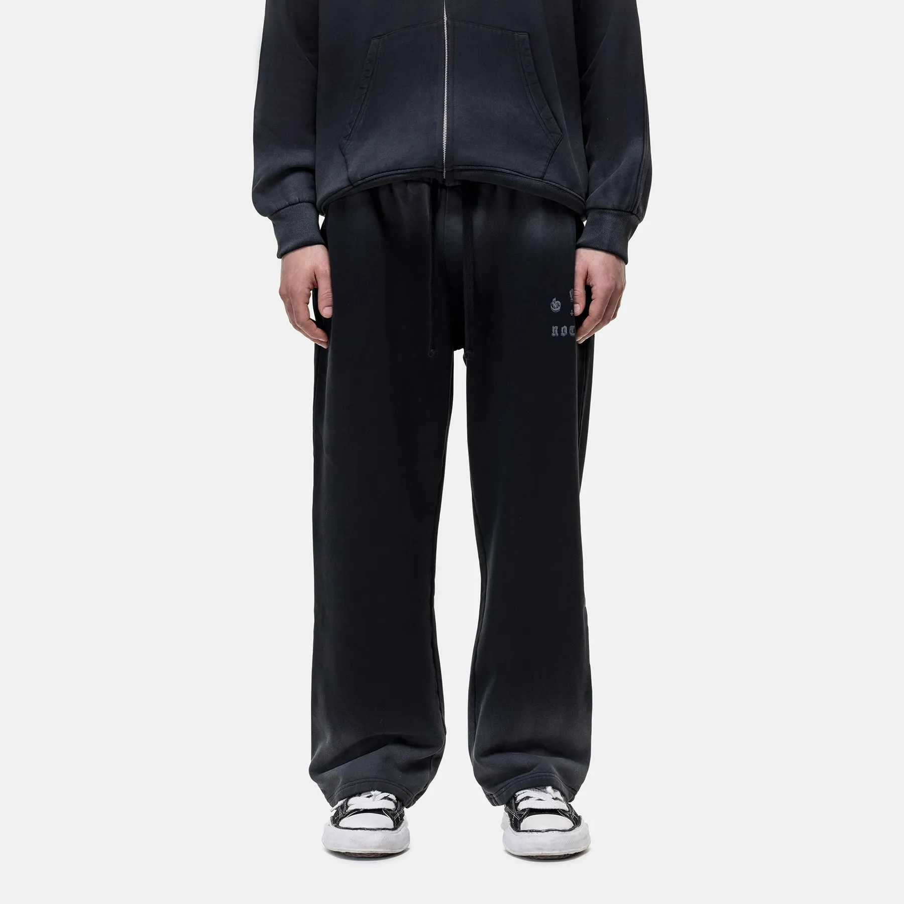 California Washed Black Sweatpants Utility Fit Seasonal Basic