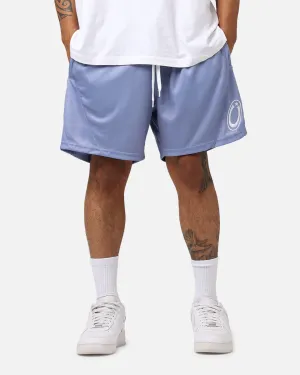 Neutral Tones Low Bulk Construction Carr?? C-Star Mesh Basketball Shorts Purple