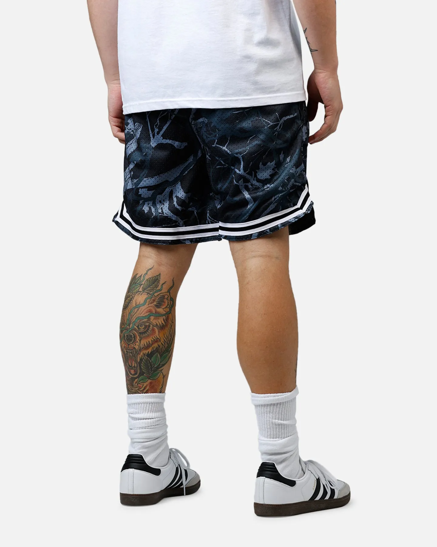 Carre Outlaw Mesh Shorts Black Real Tree Body Flex mid-rise
