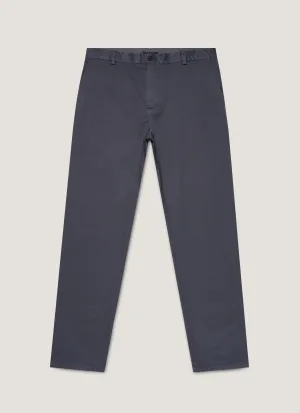 Men's Slim Fit Chino in Slate Blue SoftTouchFinish Hidden pockets