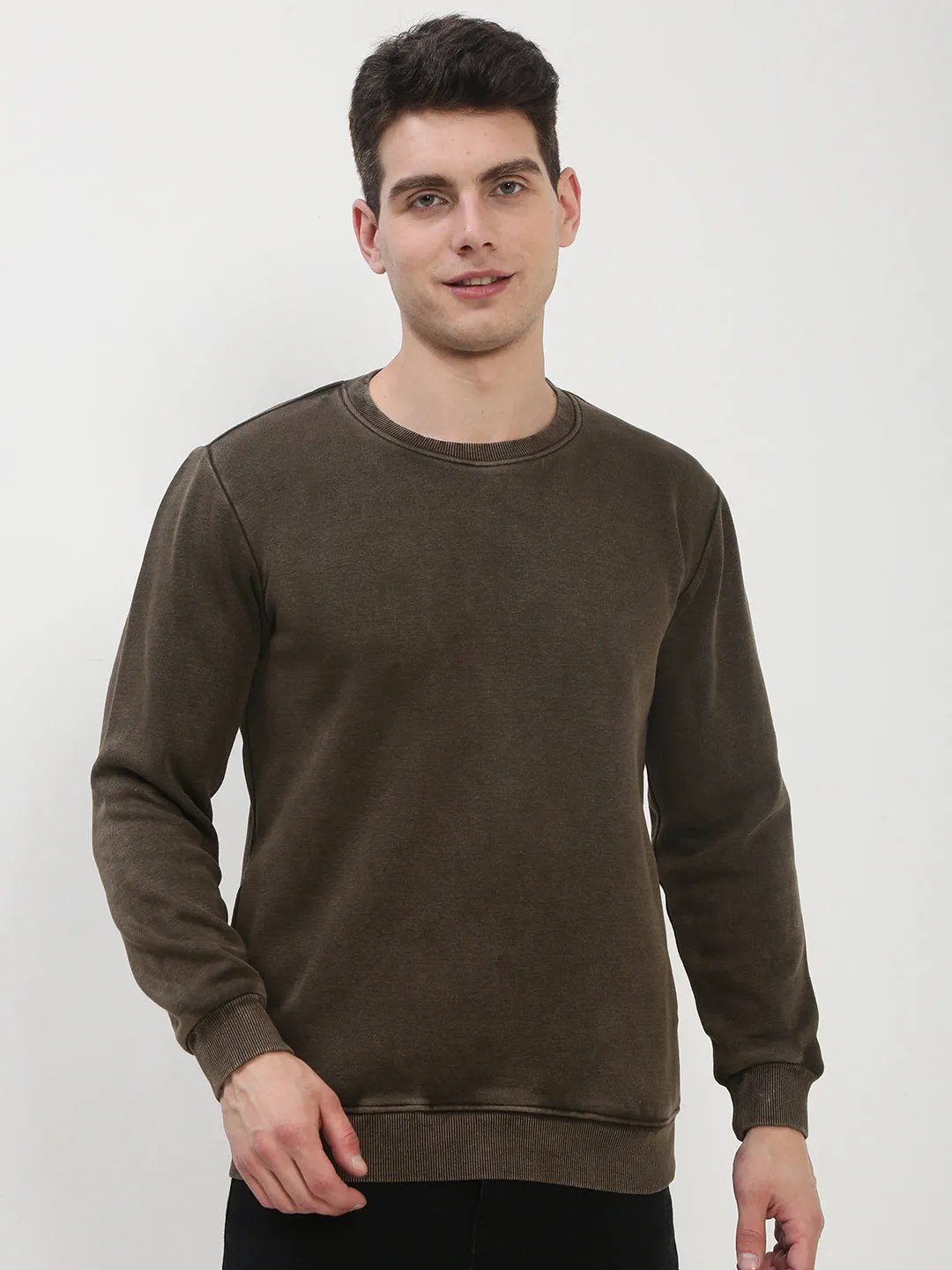 Men's Brown Solid Sweatshirt product package deal product innovation potential