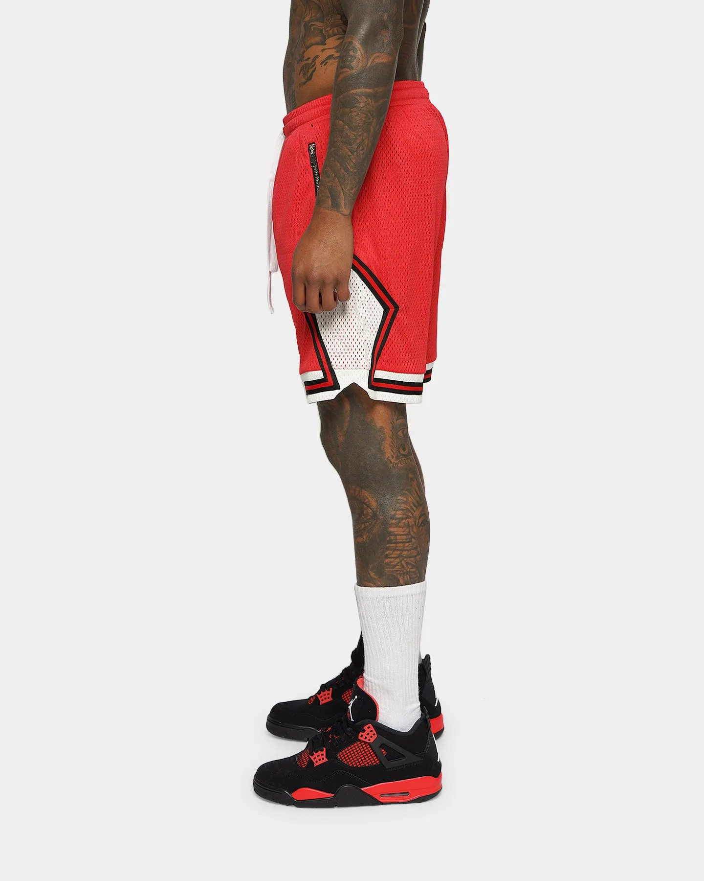 XXIII Auden Basketball Shorts Red Functional Stretch