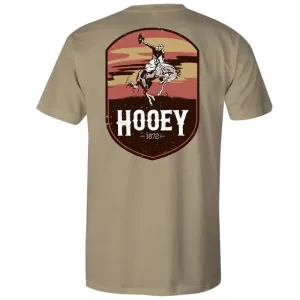 Premium Comfort Hooey Men's Cheyenne Graphic Pocket Tee in Tan