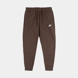 Club Fleece Jogger Mens Pants (Brown) Durable Hem