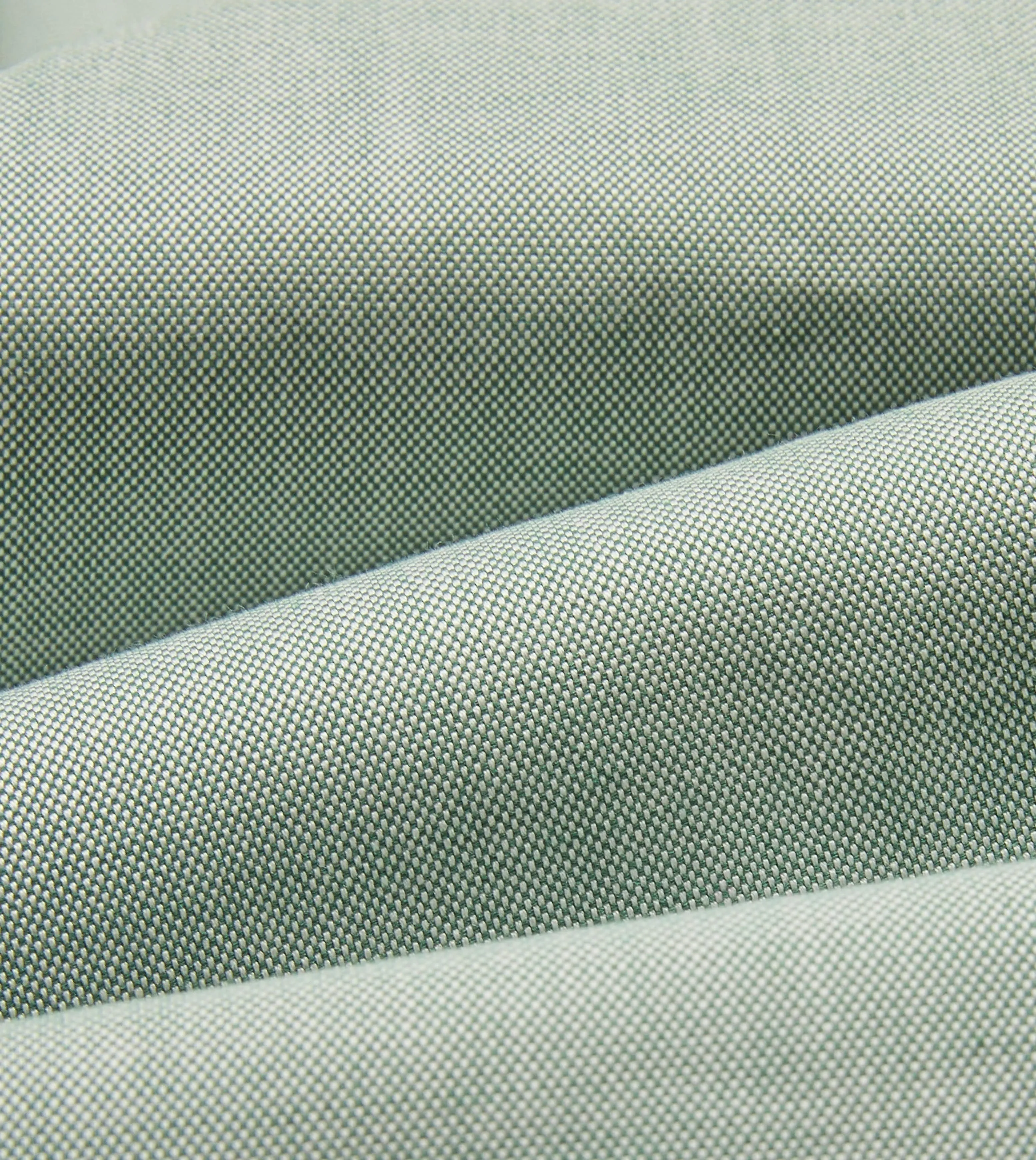 Green Pinpoint Oxford Cotton Cloth Button-Down Shirt Effortless Wear