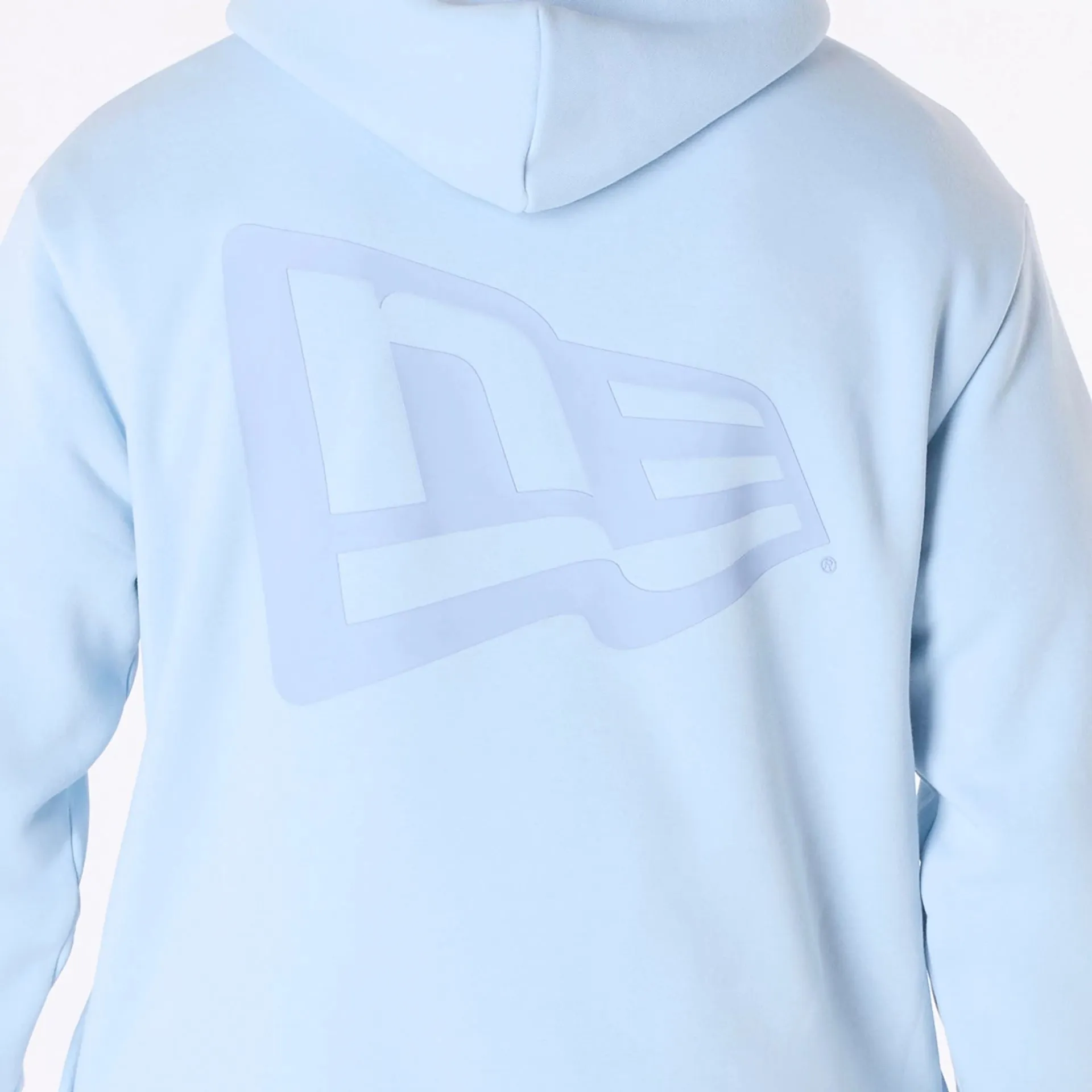 New Era Flag Pastel Blue Oversized Pullover Hoodie product fair trade Warm