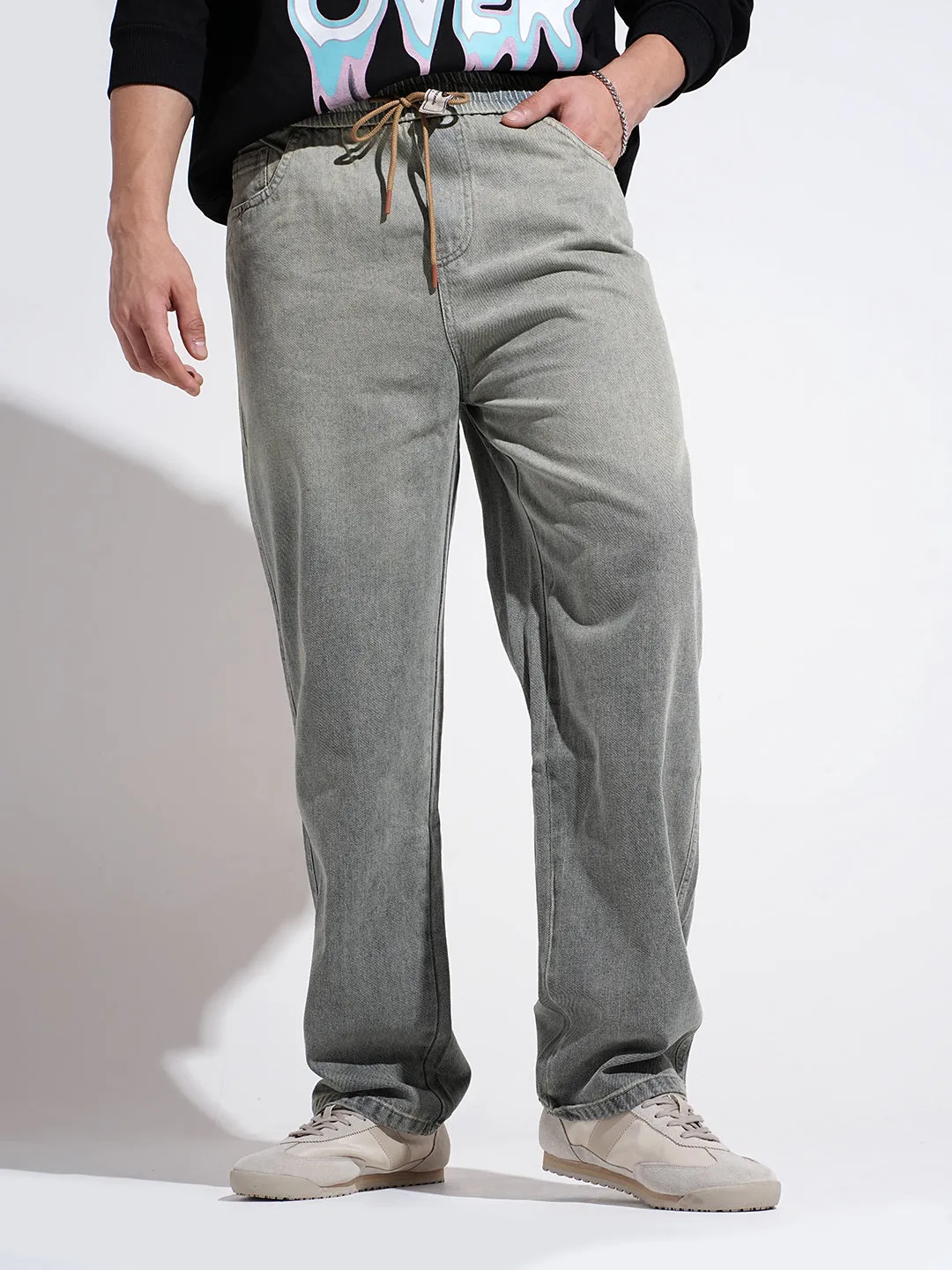 Everyday Classic Wear Comfy Comfy Design Style Men's Blue Straight Fit Jeans