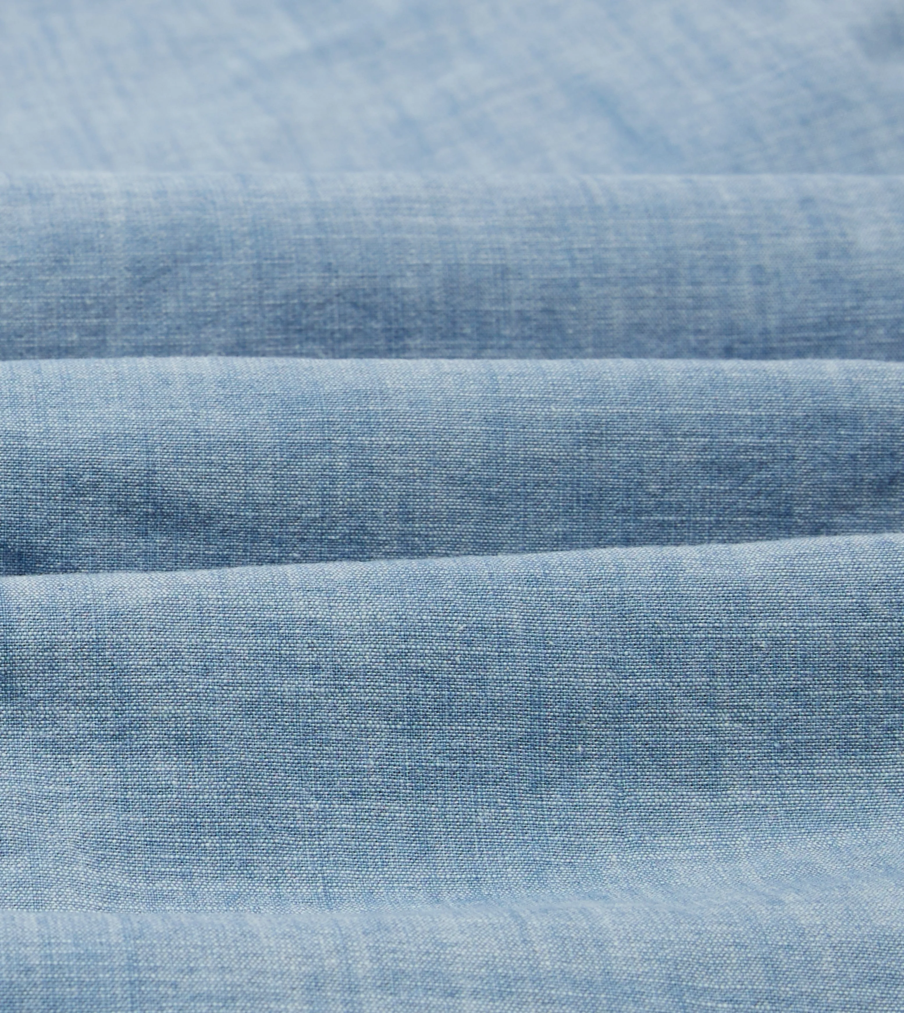 Durable Knitwear Chambray Two-Pocket Western Shirt