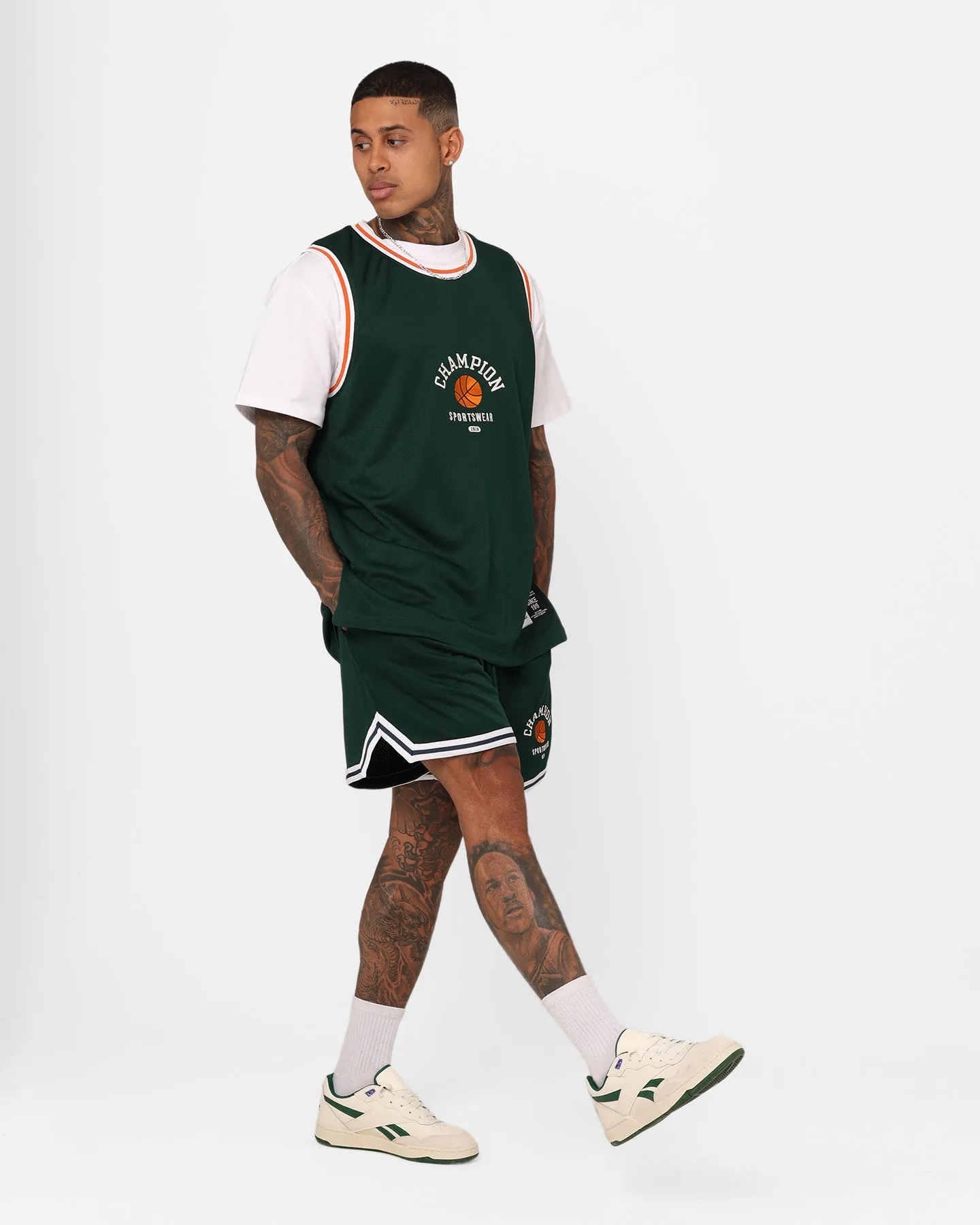 Comfy Style Champion Lifestyle Clubhouse Basketball Shorts Mid Field