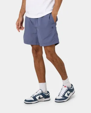 Champion Rebound Nylon Shorts Dazed Blue Low Bulk Waistband