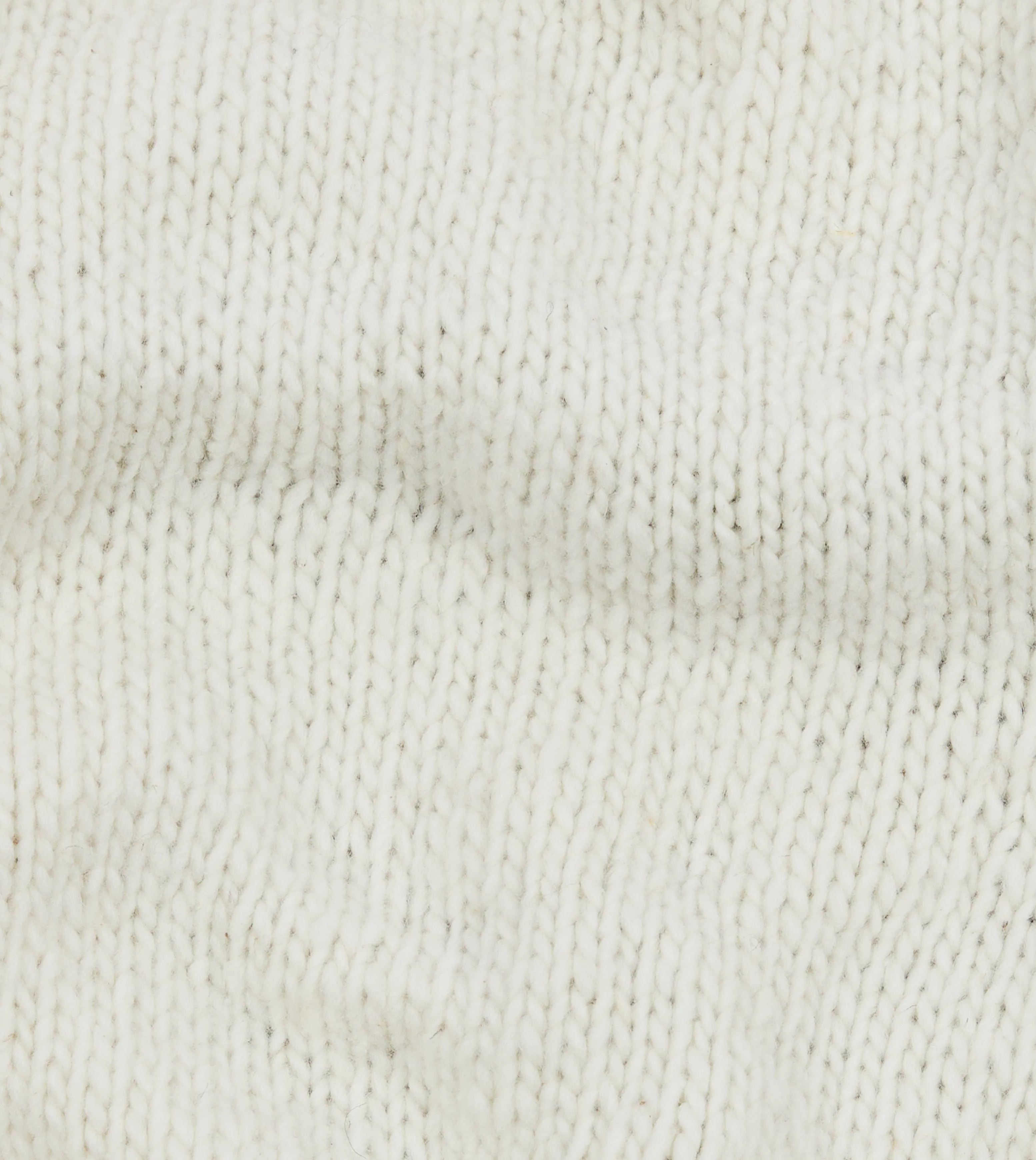 Multi Layer Weaving Chamula for Drake's Ecru Avocado Merino Jumper